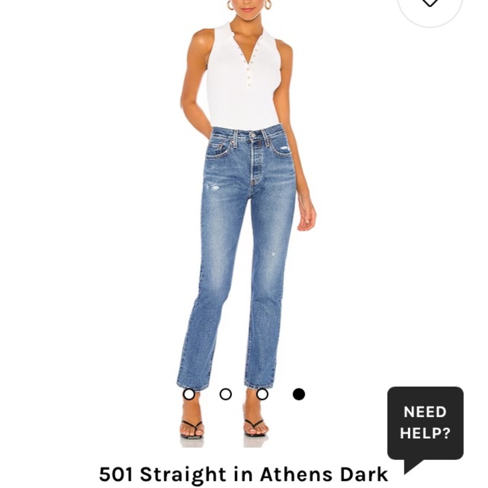 Levi’s Premium 501 Straight Jeans in Athens After Dark Wash